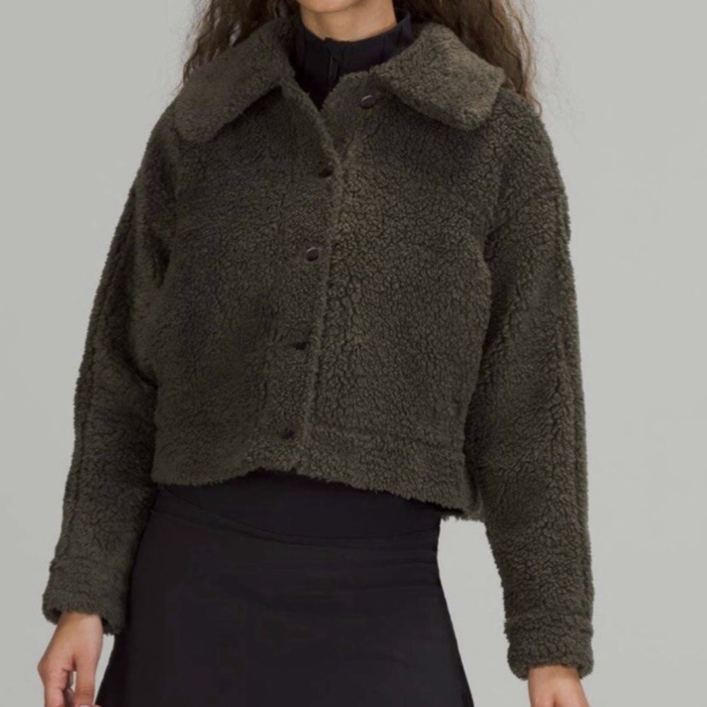 Lululemon Texture Fleece Sherpa Jacket